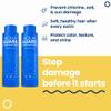 AQUA GUARD Pre-Swim Hair Defense Family Size | Chlorine Shield for the Whole Family | Prevents Chlorine Damage + Softens Hair While Swimming | Made in California | 16.9 oz (2-Pack) view 2