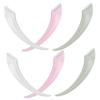 Didiseaon 12pcs Eyebrow Stainless Steel Face Shaver for Women Men Portable Eyebrow Trimmers in White Green for Grooming and Daily Use view 2