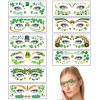 10 Sheets St Patricks Day Tattoos Shamrock Temporary Tattoos Face Stickers St Patricks Day Decorations Accessories for Adult view 1