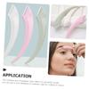 minkissy 6pcs Women Eyebrow Razor Stainless Steel Shaver for Facial Hair Removal Safe Portable for Makeup view 2