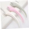 minkissy 6pcs Women Eyebrow Razor Stainless Steel Shaver for Facial Hair Removal Safe Portable for Makeup view 3