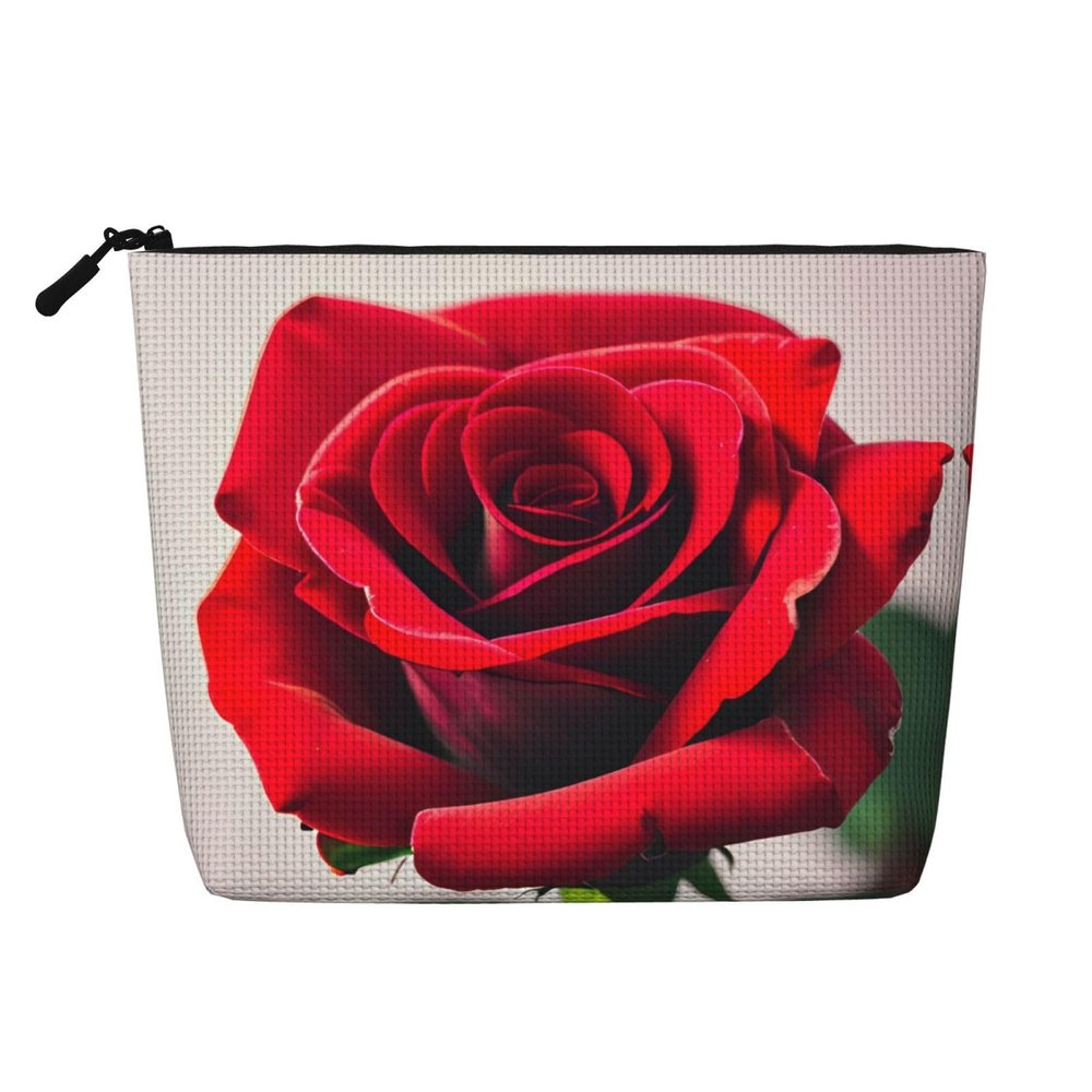 DRTGEDS A Red Rose 1 Versatile Travel Toiletry Bag Makeup Bag, Perfect For Daily Use And Business Trips