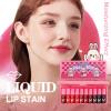 10 Colors Lip Tint Stain Set,Korean Lip Gloss,Watery Lip Stain Mini Liquid Lipstick Waterproof,Moisturizing Lip Stain Set Multi-Use Lip and Cheek Tint,Non-Stick Cup,Lightweight,Vivid Color Lip Makeup view 3