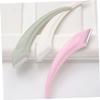 Didiseaon 30pcs Stainless Steel Eyebrow Portable Facial Shaver for Women Eyebrow Trimmer Protective Design for Travel Daily Grooming in White Green view 2