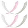 Didiseaon 30pcs Stainless Steel Eyebrow Portable Facial Shaver for Women Eyebrow Trimmer Protective Design for Travel Daily Grooming in White Green view 3