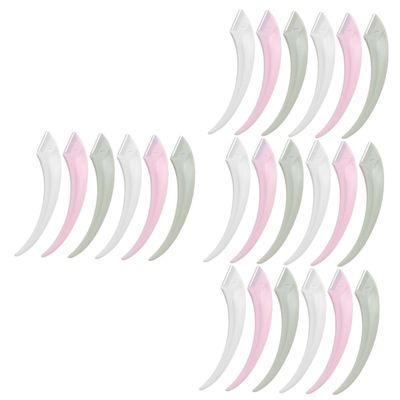 NOLITOY 24pcs Portable Eyebrow Razors Stainless Steel Facial Hair Trimmer for Women Safe Lightweight Design for Travel and Everyday Use