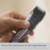 Beard Trimmer for Men, Electric Razors and Hair Clippers Set, Precision Dial Adjustable 20 Settings, All-in-One Shaving Kit for Mens Face Head Nose Body, IPX7 Waterproof Wet/Dry, USB-C Charge Dock view 2