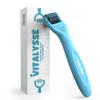 Under Eye & Face Derma Roller  Vitalysse 0.25mm Titanium Microneedling Tool for Dark Circles, Puffy Eyes, Fine Lines CE & RoHS Certified, Replaceable Head - Safe for Delicate Skin view 1