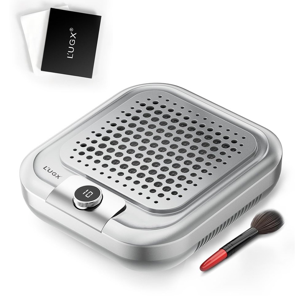 L'UGX Nail Dust Collector Professiona with 30 Paper Filters