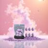6 Pcs Purple Mini Makeup Sponge Small Beauty Sponge Blender Set for Foundation, Powder, Concealer Highlight,and Eye Shadow view 3