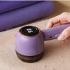 HIONJIN Fabric Shaver Defuzzer Electric Lint Remover Rechargeable Sweater Shaver with Stainless view 4