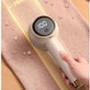 HIONJIN Fabric Shaver Defuzzer Electric Lint Remover Rechargeable Sweater Shaver with Stainless view 3