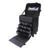 HKNNSDEED Rolling Makeup Train Case,Hairdressing Beauty Case Aluminum Trolley Case with Large Storage & 632 Wheels Hairdressing Beauty Case view 1