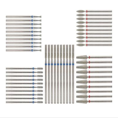 LZYXFP 10pcs Nail Drill Bits Milling Cutter for Electric Manicure Machine Nail File Buff Accessories Remover Cuticle Tools(A026)
