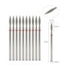 LZYXFP 10pcs Nail Drill Bits Milling Cutter for Electric Manicure Machine Nail File Buff Accessories Remover Cuticle Tools(A026) view 2