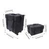 HKNNSDEED Rolling Makeup Train Case,Hairdressing Beauty Case Aluminum Trolley Case with Large Storage & 663 Wheels Hairdressing Beauty Case view 4