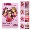 URATM Beauty Professional Makeup Palette Set, 42 Count Eyeshadow, Blush, Highlighter & Contour Powder Palette, Pink view 1