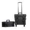 HKNNSDEED Rolling Makeup Train Case,Hairdressing Beauty Case Aluminum Trolley Case with Large Storage & 503 Wheels Hairdressing Beauty Case view 3