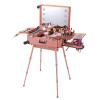 HKNNSDEED Rolling Makeup Train Case,Hairdressing Beauty Case Aluminum Trolley Case with Large Storage & 643 Wheels Hairdressing Beauty Case(A) view 1
