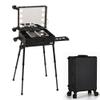HKNNSDEED Rolling Makeup Train Case,Hairdressing Beauty Case Aluminum Trolley Case with Large Storage & 499 Wheels Hairdressing Beauty Case(22in) view 1