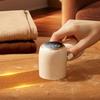 HIONJIN Fabric Shaver Defuzzer Electric Lint Remover Rechargeable Sweater Shaver with Stainless view 4
