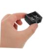 FOYTOKI Portable Makeup Pencil Sharpener 5 Pcs Set Dual Hole Design for Eyeliner Lip Liner for Travel and Office Use view 3