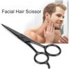 Scissor Eyebrow Shear Haircut Trimming Tool 4.8inch Lightweight with Adjustable Bolt for Nose Ears Mustache Eyebrows Home or Travel Use view 2