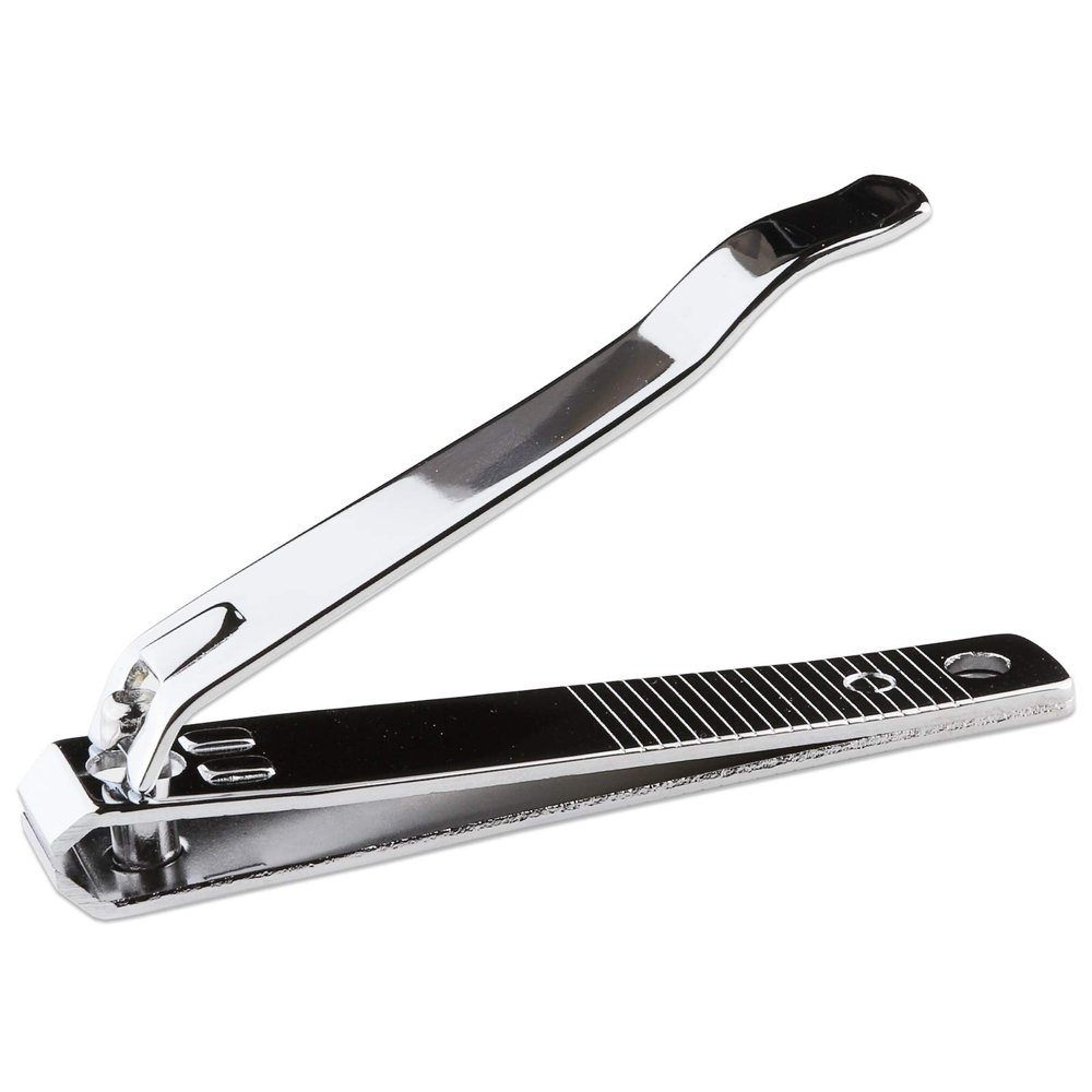1pc Straight Edge Large Ultra Sharp Stainless Steel Sturdy Fingernail and Toenail Clipper Cutters Nail Care Tools Nail File for Trimming Grooming Easy to Use