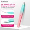 Exclusive G-01 Slant Tip Tweezers, GlamTweeler High Precison Expert Eyebrow and Facial Hair Removal Tweezer with Leather Storage & Carrying Case view 4