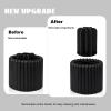 Anyoifax 360 Rotating Makeup Brush Holder 7 Slots Make Up Brush Organizer Removable Spinning Cosmetic Brushes Storage Pen Holder for Vanity, Dresser, Desk, Black view 4