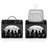DXTKWL Toiletry Bag for Women Men Black Cat Music Notes Large Toiletry Bags with Hanging Hook Waterproof Makeup Cosmetic Bag for Travel Toiletries view 4