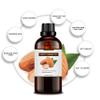Apricot Kernel Oil for Hair Growth,Apricot Seed 100% Pure Natural Premium Organic,Cold-Pressed,Moisturizing,Sweet Almond Oil for Skin,Dry Damaged Hair Growth Essential Oil view 4