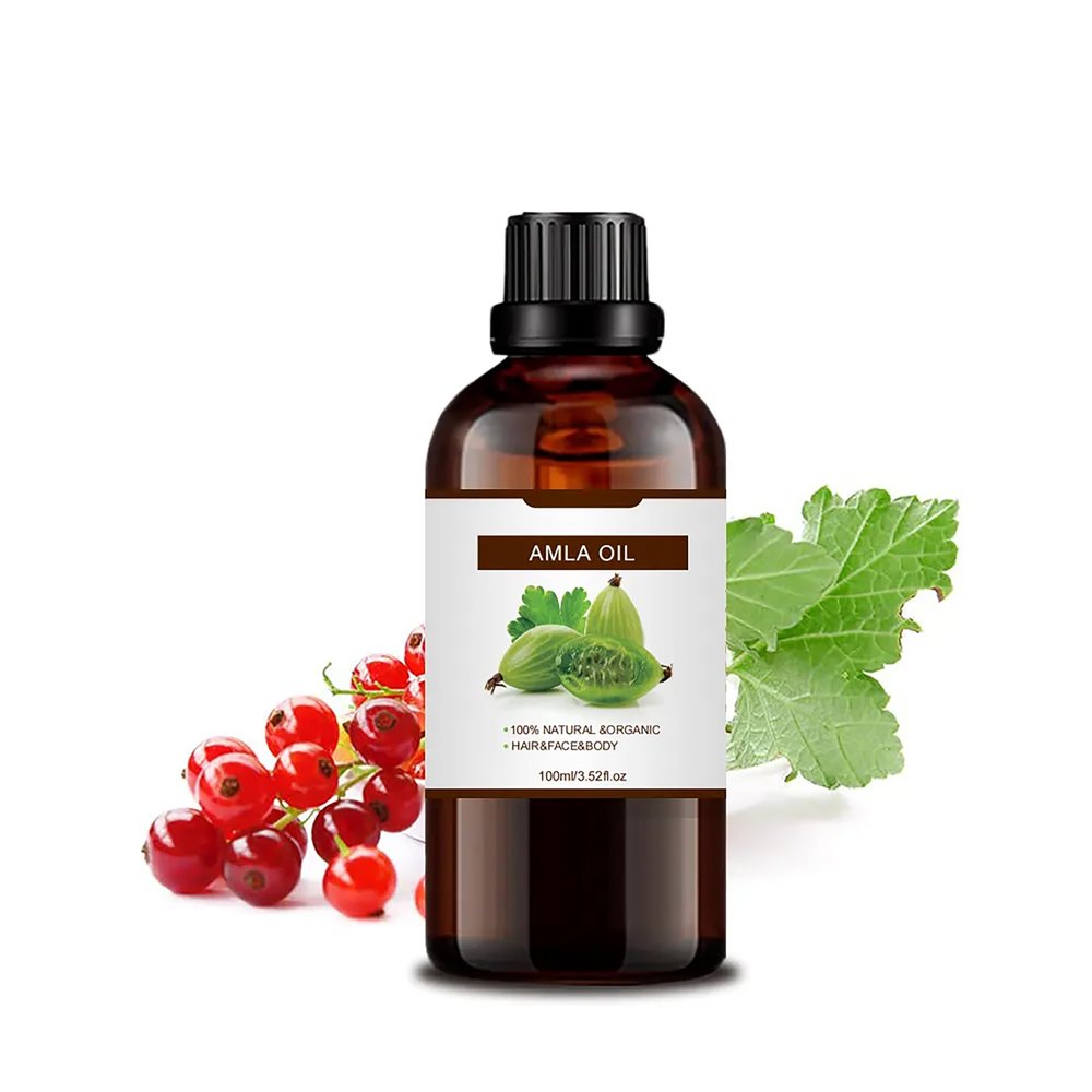 100% Pure Amla Oil Essential Oil for Hair Growth,Premium Carrier Oil,Body & Face Moisturizing,Scalp Massage, Natural Organic for Skin,Hair Dry Damaged