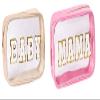 2pc Mama Baby Papa Clear Pouch Set with Chenille letters  Travel Makeup Toiletry Organizer Bags for Family Packing  Cute Personalized for Vacation, Hospital & Diaper Bag Essentials view 1