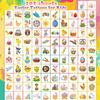 102 PCS Individually Wrapped Easter Temporary Tattoo for kids - Easter egg and Rabbit Chick Temporary for Girls Boy Body Arm Shoulder Cute Tattoos Stickers Easter Decorations Party Supplies view 2