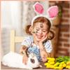 102 PCS Individually Wrapped Easter Temporary Tattoo for kids - Easter egg and Rabbit Chick Temporary for Girls Boy Body Arm Shoulder Cute Tattoos Stickers Easter Decorations Party Supplies view 4
