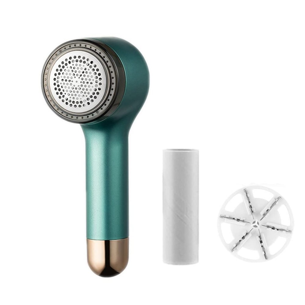 HIONJIN Remover Professional Household Clothes Shaver Fabric Lint Remover Fuzz Electric Fluff Portable .(Gray)