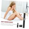 ASAKKURA Facial Hair Remover Eyebrow Hair Trimmer Electric Brow Shaver Removal Tool Comb Brush view 2