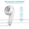 HIONJIN Sweater Fabric Shaver,Rechargeable Electric Lint Remover and Replaceable Stainless Steel Blade view 2
