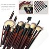 26 Makeup Brushes Set with Leather Bag, Premium Synthetic Kabuki Foundation Blending Brush Face Powder Blush Concealers Eye Make Up Brush with Case (26 Makeup Brushes +1 Bag) view 3