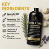 Hard Water Shampoo and Conditioner  2-in-1 Chelating Cleanser for Buildup Removal, Soft & Shiny Hair  With Chelactik-3 Complex, Amodimethicone & Rosemary Oil  Sulfate-Free - Color Safe  16 fl oz view 2