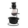 COLLBATH Shaving Brush Stand Holder with Bowl Men's Shaving Set Soft Brush Travel Home Use Pore-cleaning Barber Rack view 1