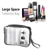 TSA Approved Toiletry Bag Carry on Airport Airline Compliant 6Pcs,6 Packs Clear Travel Bags for Toiletries,Clear Makeup Bag Toiletry bags Quart Size Traveling, Black view 4