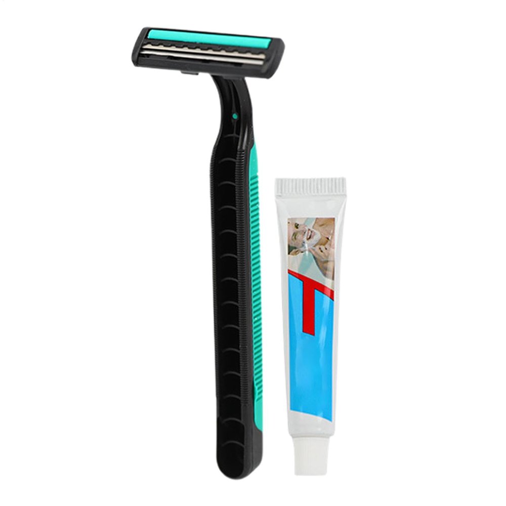 Travel Manual Shaver - Portable Mens Manual Beard Trimmer, Manual Shaver, Portable Manual Shaver | Travel Shaving Tool, Resuable Mens Facial Hair Groomer for Chin, Beard Maintenance