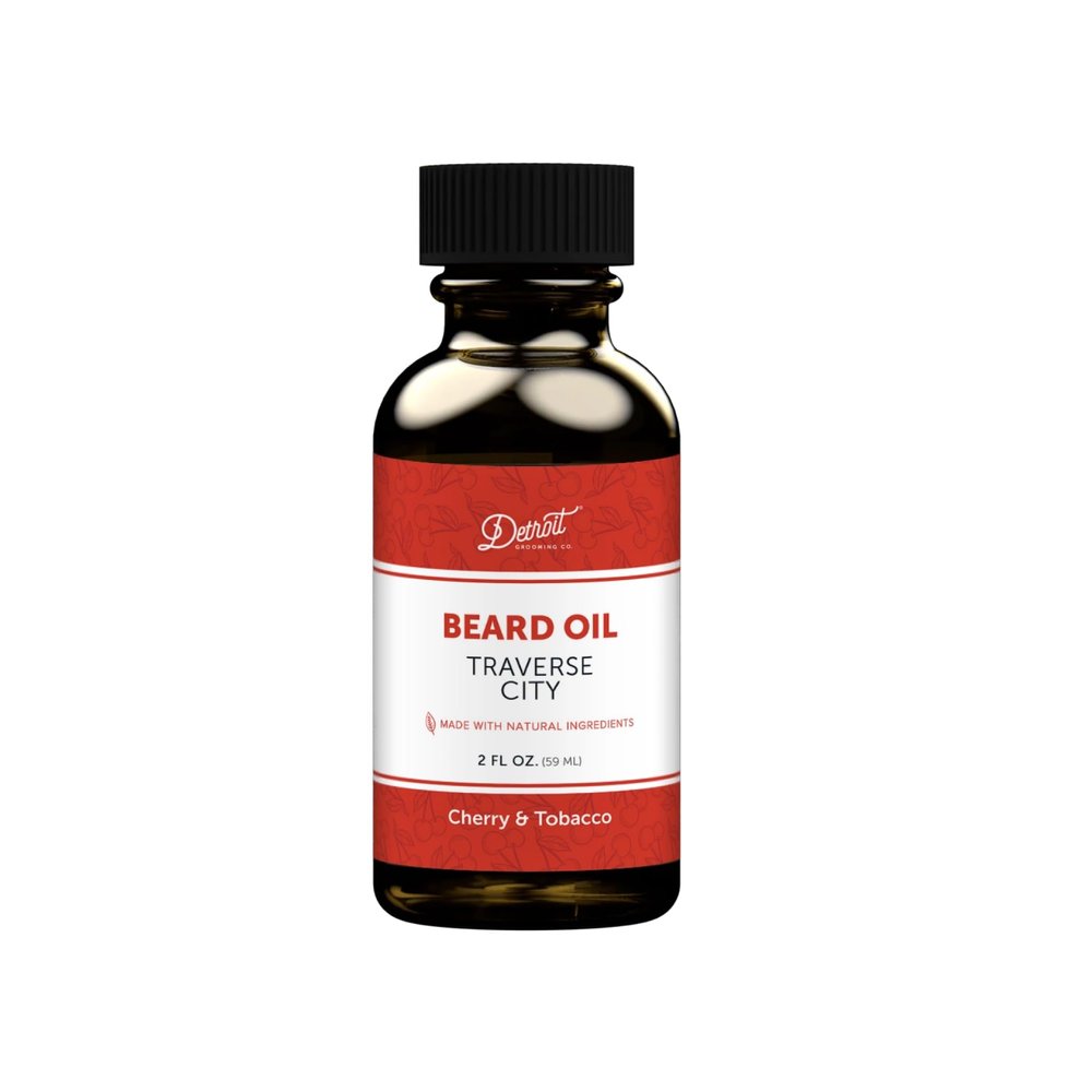 Detroit Grooming Beard Oil | Hydrating & Nourishing Formula with Vitamin E  Traverse City Scent (2 oz)