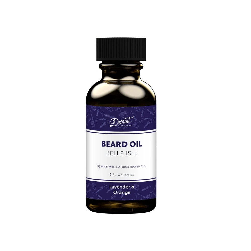 Detroit Grooming Beard Oil | Hydrating & Nourishing Formula with Vitamin E  Belle Isle Scent (2 oz)