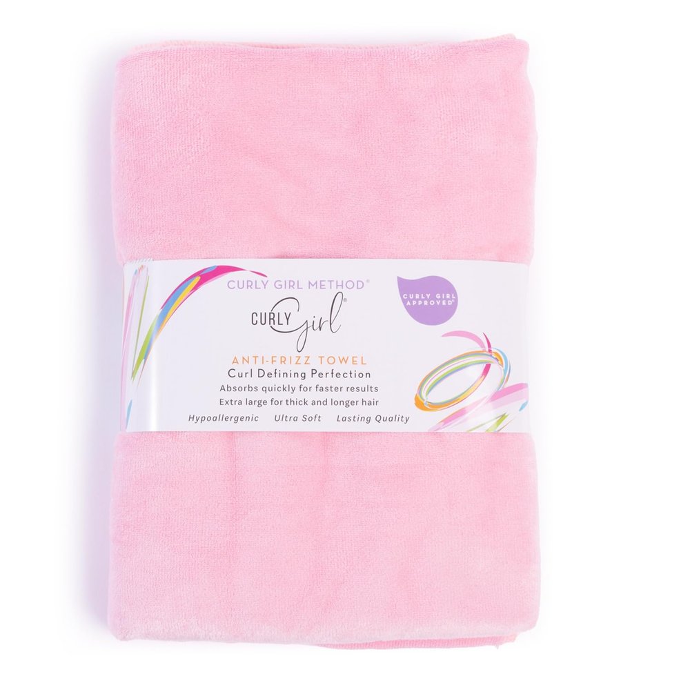 Curly Girl Towel for Women with Curls, Anti-Frizz, Absorbent, Fast Drying, Curly Hair, Microfiber Hair Drying Towel for Curls