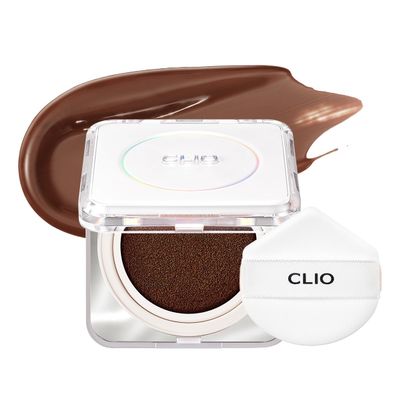 CLIO Kill Cover Founwear Cushion The Original  20 Shades, Buildable Light to Medium Coverage, Natural Finish, Korean Makeup Foundation, Long-Lasting Skin Fit, 40C MOCHA