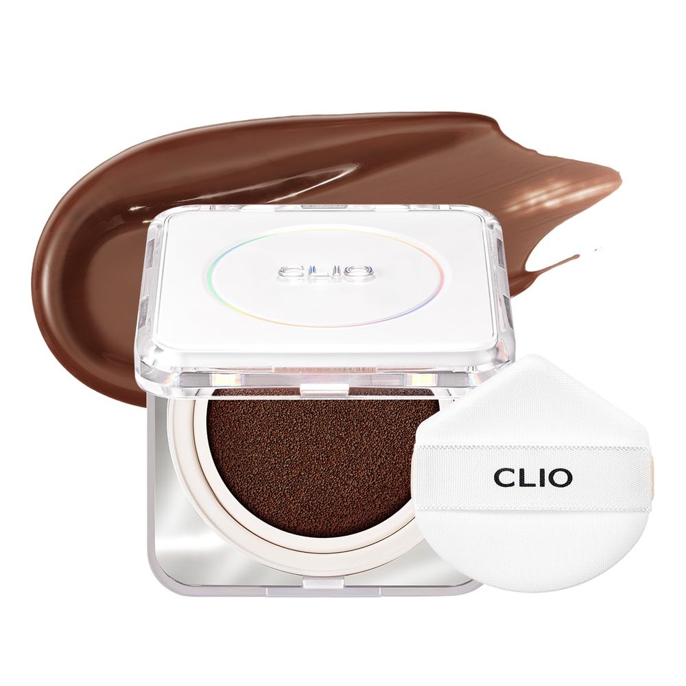 CLIO Kill Cover Founwear Cushion The Original  20 Shades, Buildable Light to Medium Coverage, Natural Finish, Korean Makeup Foundation, Long-Lasting Skin Fit, 40C MOCHA