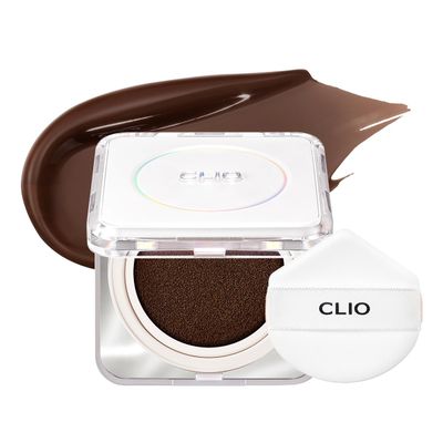 CLIO Kill Cover Founwear Cushion The Original  20 Shades, Buildable Light to Medium Coverage, Natural Finish, Korean Makeup Foundation, Long-Lasting Skin Fit, 45C DEEP COCOA